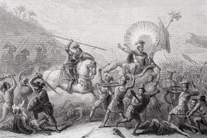 Battaglia di Otumba, Messico, 7 luglio 1520